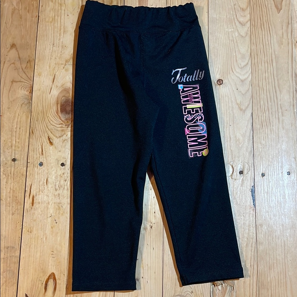 Totally Awesome Black Kids Leggings